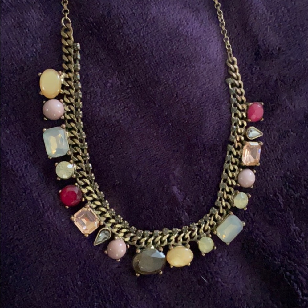 Beautiful jewel tone necklace from LOFT